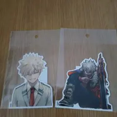 ヒロアカ　ダイカットステッカー　爆豪勝己