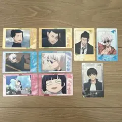 呪術廻戦　スナップカード　五条悟　夏油傑　灰原雄　庵歌姫　狗巻棘　禪院真希