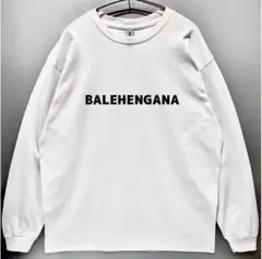 男女兼用　BALEHENGANA バレヘンガナロン T 長袖 Tシャツ/白