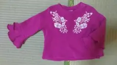 ★トレーナー地 刺繍トップス