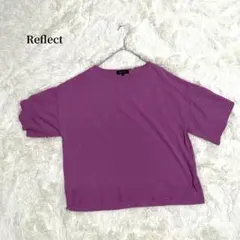 【リフレクト】半袖Tシャツ　カットソー　9号　M 日本製　ゆったりのサムネイル