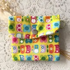 カラフル猫デザインミニ財布