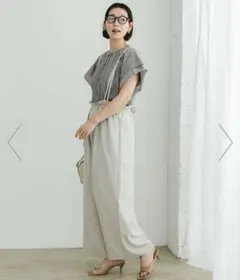 新品未使用＊F by ROSSO＊Wストラップサロペットのサムネイル