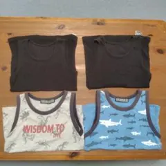 ユニクロ他　タンクトップ　4枚セット 120