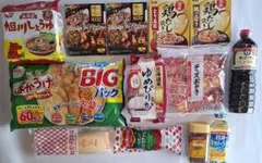 激安！生活応援セット！ご飯 調味料 お菓子 ラーメン カレー コーヒー詰め合わせのサムネイル