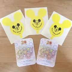 匿名配送　レア　ダッフィー　シール　ステッカー　バルーン　ミッキー　20周年