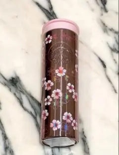 スターバックス　さくら2026 ステンレスボトル　メタリックライトピンク