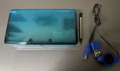 美品 新品同様 動作確認済 ニンテンドー3DS アクアブルー ペン&充電器付き
