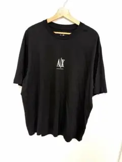 Armani Exchange ブラック Tシャツ XL 【タグ付き】