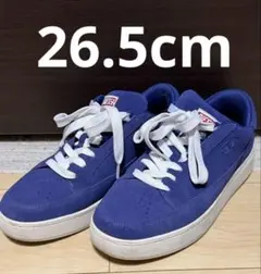 DIESEL 青 スエード スニーカー