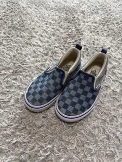 Vans チェック柄 スリッポン 19センチ