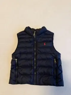 美品！Ralph Lauren ネイビー ダウンベスト 18M