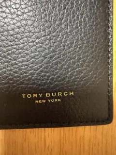 TORY BURCH ブラックレザー パスケース
