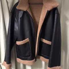 FREAK'S STORE ボア襟レザージャケット Lサイズ