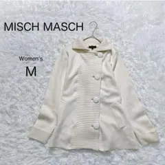 【ミッシュマッシュ】ニットジャケット カーディガン【M】きれいめ 大きめボタン
