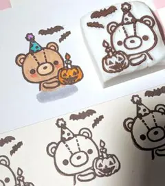 消しゴムはんこ ハンドメイド スタンプ ハロウィン