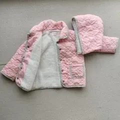 フード取外し可能 中綿コート キルティング