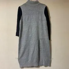 Bershka グレー タートルネックニットワンピース EUR XSのサムネイル