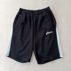 asics ブラック ハーフパンツ 160　スポ少