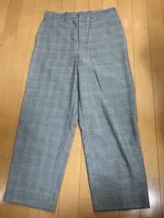 HARE グレー チェック柄 スラックス Sサイズ