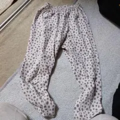 ドット柄 ロングパンツ 長ズボンのサムネイル