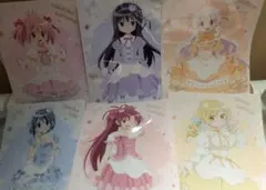 ローソン　魔法少女まどかマギカ　クリアファイル6種
