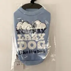 新品 スヌーピー 犬服 ドッグウェア 水色 PEANUTS 3号