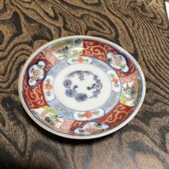 江戸 古伊万里 染錦 色絵 金彩 鳳凰文 小皿 - メルカリ