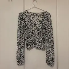 ZARA レオパード　トップス