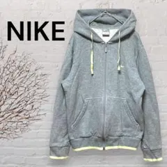【NIKE】グレー パーカー サイドライン フード フルジップのサムネイル