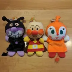 アンパンマン　バイキンマン　ドキンちゃん　パペット　手踊り人形　吉徳