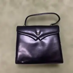 美品✨】ジバンシー 4Gロゴ ハンドバッグ 異素材 シボ革 レザー 黒色 