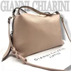 ✨良品✨【ジャンニキャリーニ】アリファ M 2Way ショルダーバッグ 大容量