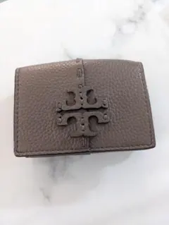 5/8まで掲載　TORY BURCHトリーバーチ　三つ折財布　グレージュ