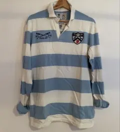 Ralph Lauren ラガーシャツ 青と白 ストライプ