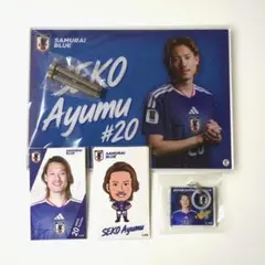瀬古歩夢 サッカー日本代表 モバ 가챠 アクリルプレート ステッカー チャーム