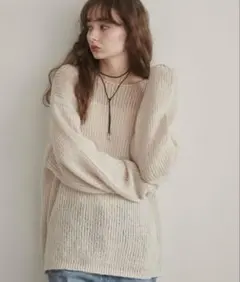 ローゲージ ニット