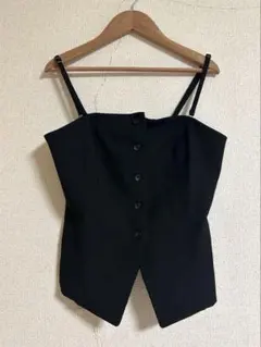 【匿名配送】GU ブラック ビスチェ