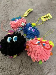 moja モジャ キーホルダー　ピンク大１個のみ