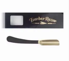 再入荷☆理容・Barber カミソリ 日本剃刀　ゴールド