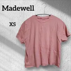 Madewell 【XS】 半袖 Tシャツ レディース トップス 薄ピンク