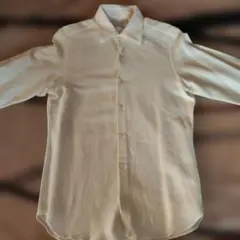 UNITED TOKYO 日本製 ホワイト 長袖 ボタンアップシャツ