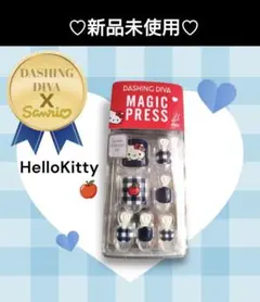完売品♡新品♡Dashing Diva ハローキティ フットネイルチップ 足