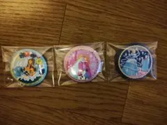 ディズニープリンセス刺繍缶バッジ