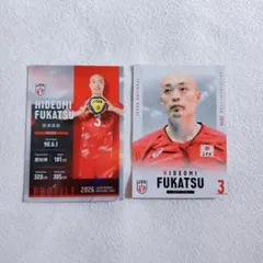 バレーボール男子日本代表 深津英臣 トレカ 2枚セット