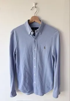 長袖 水色 シャツ メンズ