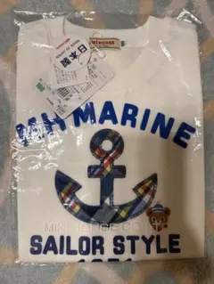 MIKI HOUSE Tシャツ 100cm マリン 海 新品 未開封 白