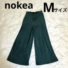 美品　ガウチョパンツ　リラコ　部屋着　楽チン　ベロア　冬素材 nokea