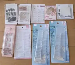 ネイルチップ、まとめ売り、未使用あり