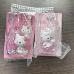 ハローキティ パッケージミニチュア　エンジェル　チャーミー　2個セット　ガチャ